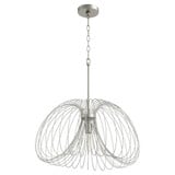 Loopy Loop 1 Light Large Pendant 23.5 Inch Wide by Quorum - 806-24