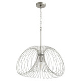Loopy Loop 1 Light Large Pendant 23.5 Inch Wide by Quorum - 806-24