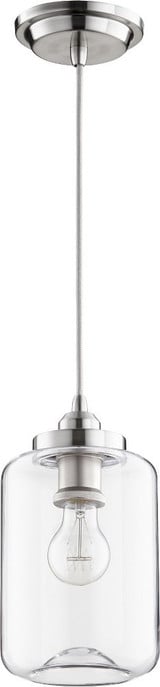 1 Light Mini Pendant 10.75 Inch Tall by Quorum - 846