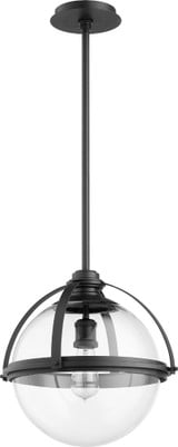 Meridian 1 Light Medium Pendant 15.5 Inch Tall by Quorum - 88-15