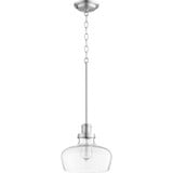 1 Light Transitional Small Pendant 10.63 Inch Tall by Quorum - 8831