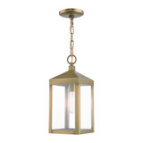 Nyack 1 Light Small Outdoor Pendant by Livex - 20591