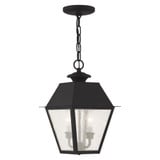 Mansfield 2 Light Small Outdoor Pendant by Livex - 2167