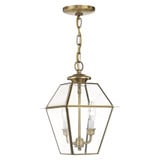 Westover 2 Light Small Outdoor Pendant by Livex - 2285
