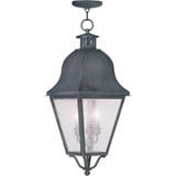 Amwell 3 Light Small Outdoor Pendant by Livex - 2557