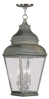 Exeter 3 Light Small Outdoor Pendant 25 Inch Tall by Livex - 2610