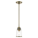 Lawrenceville 1 Light Mini Pendant by Livex - 40021