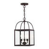 Milford Three Light Small Pendant by Livex - 4037
