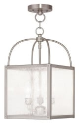 Milford 3 Light Small Pendant by Livex - 4055
