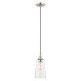 Art Glass One Light Mini Pendant by Livex - 40637