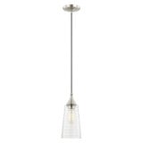 Art Glass One Light Mini Pendant by Livex - 40637