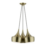 Waldorf 3 Light Large Pendant by Livex - 41083