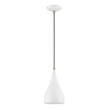 Amador 1 Light Small Pendant by Livex - 41171