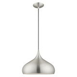 Metal Shade 1 Light Medium Pendant by Livex - 41173