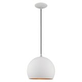Piedmont 1 Light Small Pendant by Livex - 41181