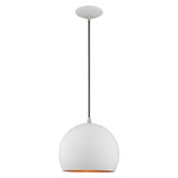 Piedmont 1 Light Small Pendant by Livex - 41181