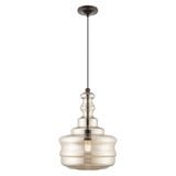 Art Glass 1 Light Medium Pendant by Livex - 41225