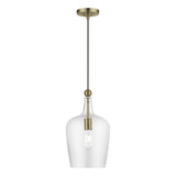 Avery 1 Light Small Pendant by Livex - 41237