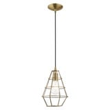 Paxten 1 Light Small Pendant by Livex - 41322