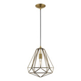 Knox 1 Light Medium Pendant by Livex - 41324