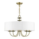 Brookdale 5 Light Large Pendant by Livex - 42985