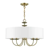 Brookdale 5 Light Large Pendant by Livex - 42985