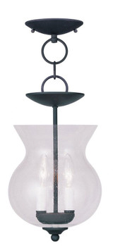 Legacy 2 Light Small Pendant by Livex - 4392LEG
