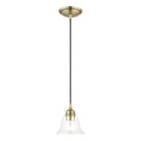 Moreland 1 Light Small Pendant by Livex - 46480