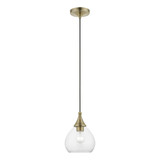 Catania 1 Light Small Pendant by Livex - 46501