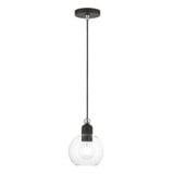 Downtown 1 Light Small Pendant 14.5 Inch Tall by Livex - 48971