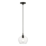 Aldrich 1 Light Small Pendant 15 Inch Tall by Livex - 49088
