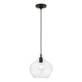 Aldrich 1 Light Small Pendant 17 Inch Tall by Livex - 49093
