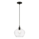 Aldrich 1 Light Small Pendant 17 Inch Tall by Livex - 49093