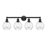 Waverly 4 Light Industrial Vanity Light 33 Inch Wide by Innovations - 616-4W-G362