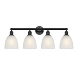 Castile 4 Light Industrial Vanity Light 33 Inch Wide by Innovations - 616-4W-G38