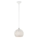 Charlton 1 Light Small Pendant 18.75 Inch Tall by Livex - 49181