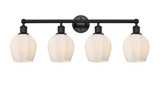 Norfolk 4 Light Industrial Vanity Light 32.75 Inch Wide by Innovations - 616-4W-G46-6