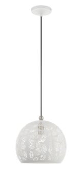 Chantily 1 Light Medium Pendant by Livex - 49542