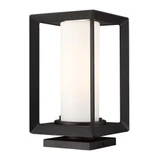 Smyth 1 Light Outdoor Pier Mount 13.25 x 7.5 Inches by Golden - 2073-OPR