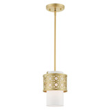 Calinda 1 Light Small Pendant by Livex - 49861