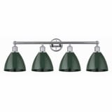 Plymouth Dome 4 Light Vanity Light 34.5 Inch Wide by Innovations - 616-4W-MBD-75