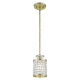 Grammercy 1 Light Mini Pendant by Livex - 50560