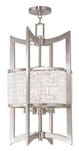 Grammercy 4 Light Medium Pendant 26 Inch Tall by Livex - 50567