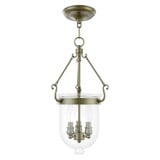 Jefferson 3 Light Small Pendant 20 Inch Tall by Livex - 5063