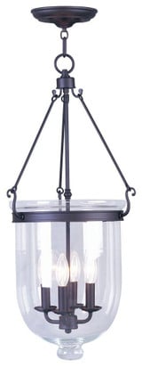 Jefferson 4 Light Medium Pendant 30 Inch Tall by Livex - 5065