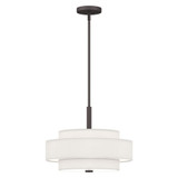 Meridian 4 Light Large Pendant 18 Inch Wide by Livex - 50874