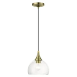 Glendon 1 Light Small Pendant by Livex - 53641
