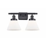Cone 2 Light Mercury Vanity Light by Innovations - 916-2W-G4