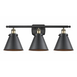 Appalachian 3 Light Industiral Vanity Light 26 Inch Wide by Innovations - 916-3W-M13
