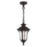 Oxford 1 Light Small Outdoor Pendant by Livex - 7849